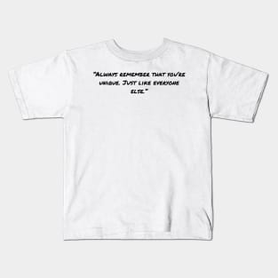 Sarcastic Quotes And Funny Sarcasm Sayings Kids T-Shirt